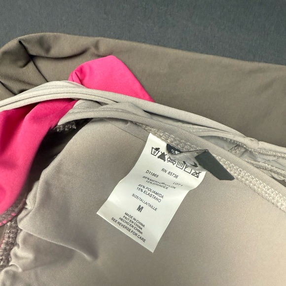 DKNY Gray and Pink Two-Piece Swimsuit - Picture 4 of 7